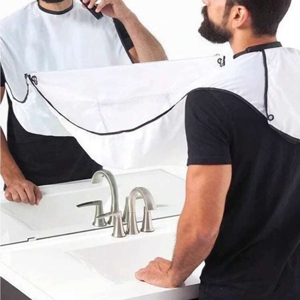 White Beard Trimming Apron